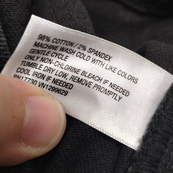 AVA & VIV NWT Plus Size 24 Black Wide Leg High-Rise Relaxed Fit Stretch Jeans - Picture 4 of 7